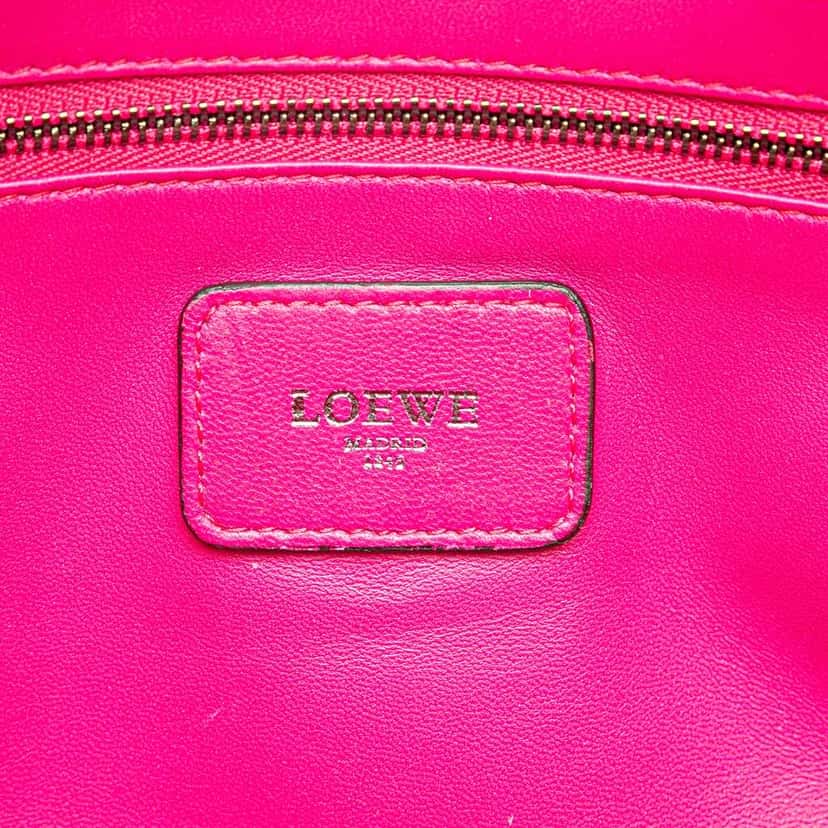 Loewe Tricolor Goatskin Amazona 28 Pink Leather Good condition - Box View