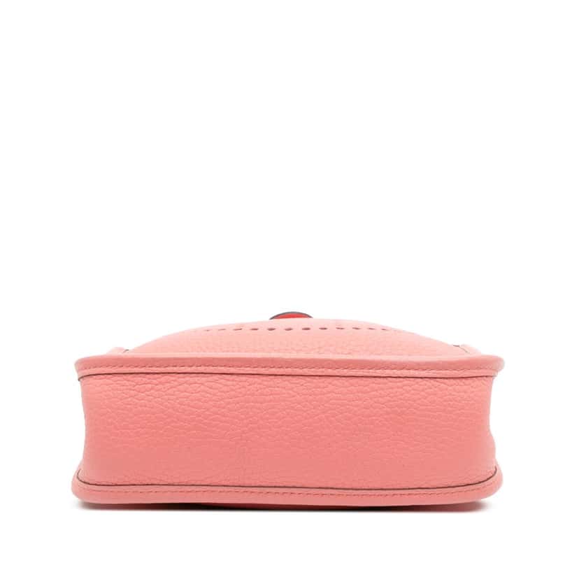 Hermès Clemence Evelyne TPM Pink Leather Fair condition - Inside View