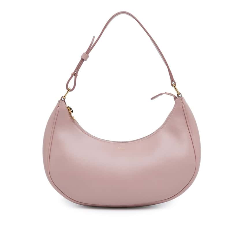 Celine Leather Ava Shoulder Bag Pink Leather Good condition - Front View