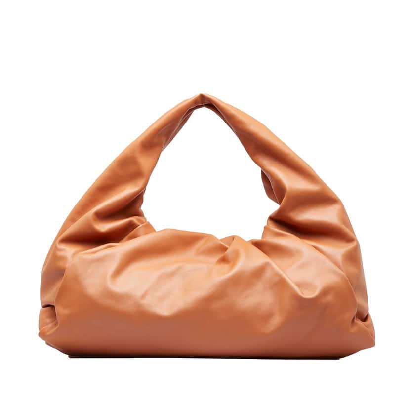 Bottega Veneta Lambskin The Shoulder Pouch Brown Leather Good condition - Inside View