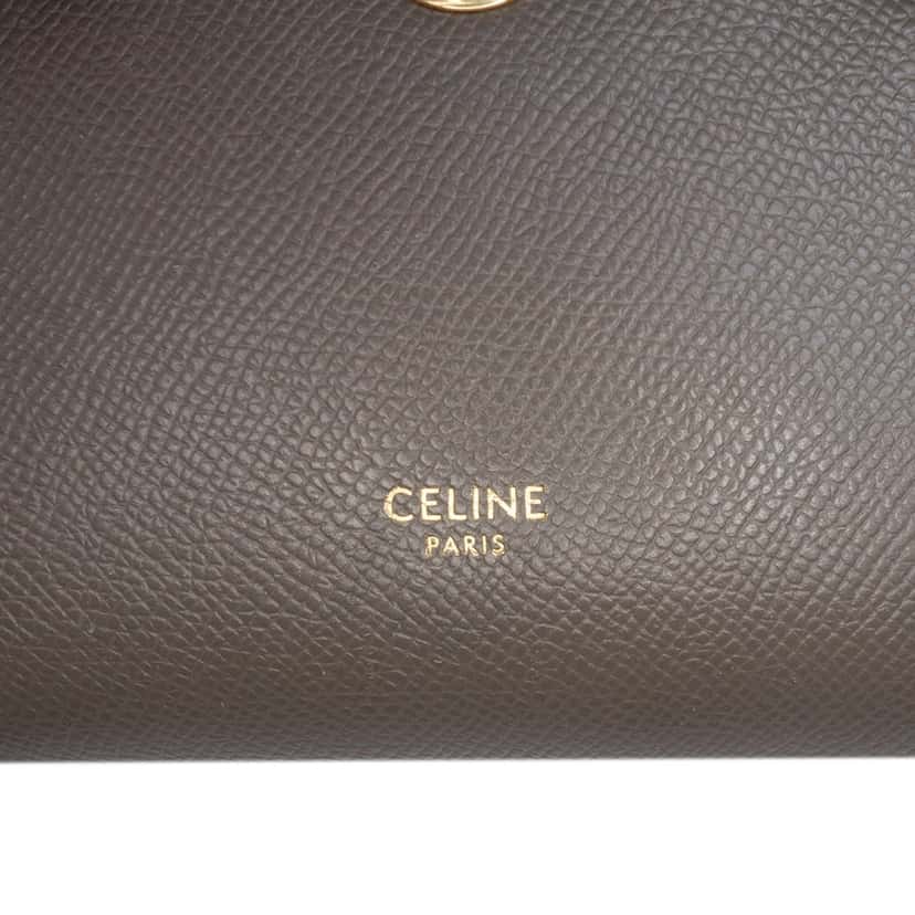 Celine Pico Grained Calfskin Belt Bag Grey Leather Good condition - Box View