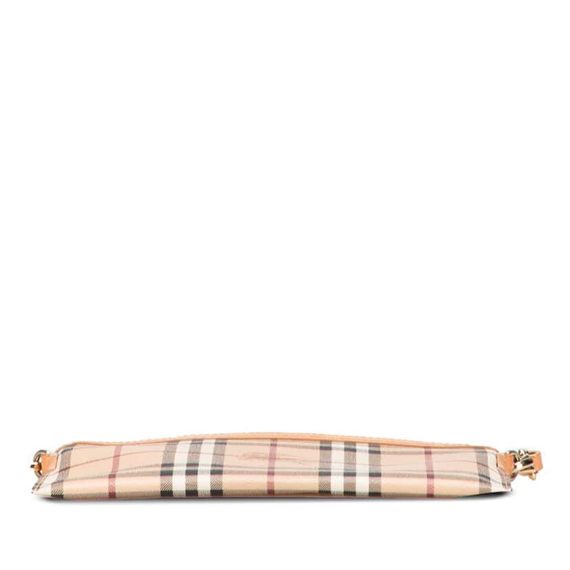 Burberry Haymarket Check Coated Canvas Peyton Crossbody Brown Canvas Good condition - Inside View