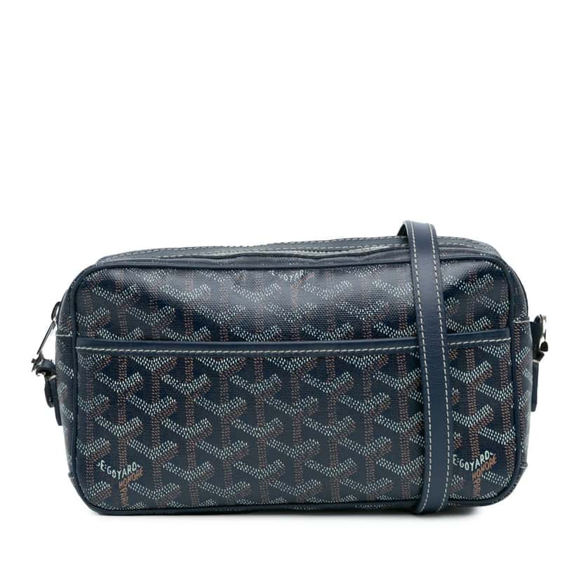 Goyard Goyardine Sac Cap Vert Blue Canvas Good condition - Front View