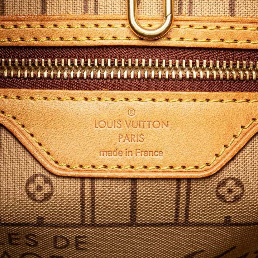 Louis Vuitton Monogram Neverfull MM Brown Canvas Fair condition - Box View