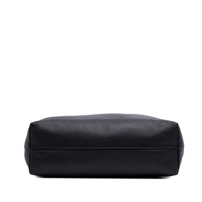 Prada Vitello Daino Open Convertible Tote Black Leather Good condition - Inside View