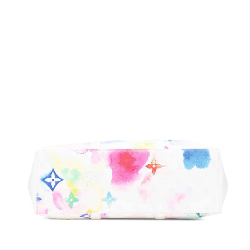 Louis Vuitton Monogram Watercolor New Tote GM White Canvas Good condition - Inside View