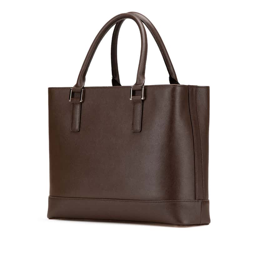 Burberry Leather Tote Brown Leather Good condition - Back View