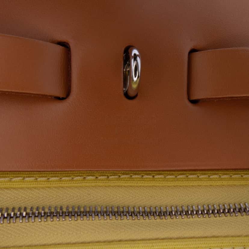 Hermès Toile Herbag Zip 31 Yellow Canvas Good condition - Box View