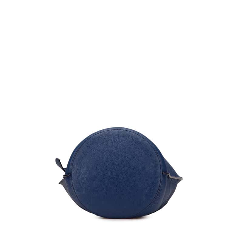 Celine Leather Big Bag Bucket Blue Leather Good condition - Inside View