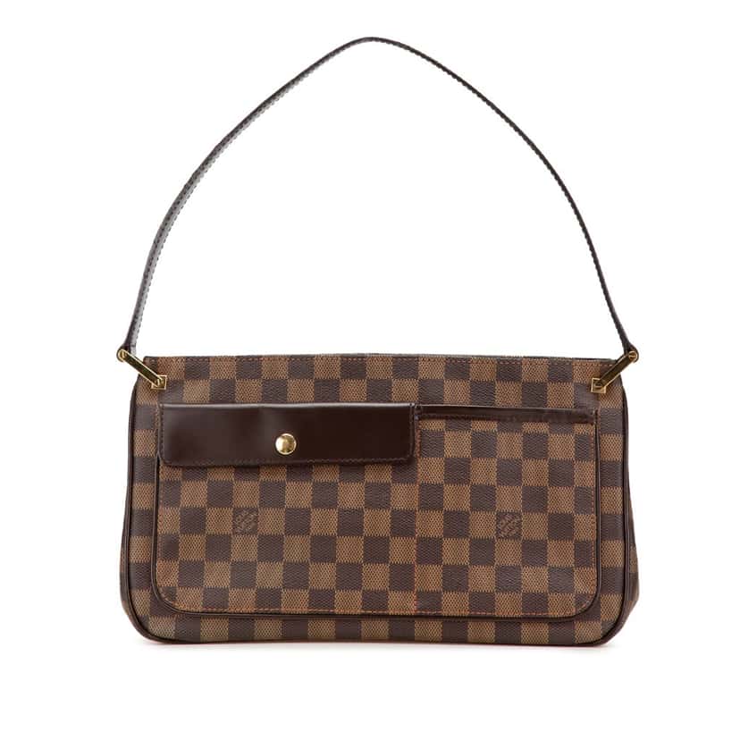 Louis Vuitton Damier Ebene Aubagne Brown Canvas Good condition - Front View
