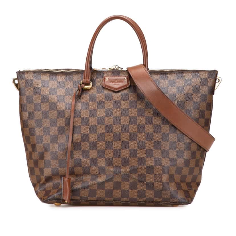 Louis Vuitton Damier Ebene Belmont MM Brown Canvas Good condition - Front View