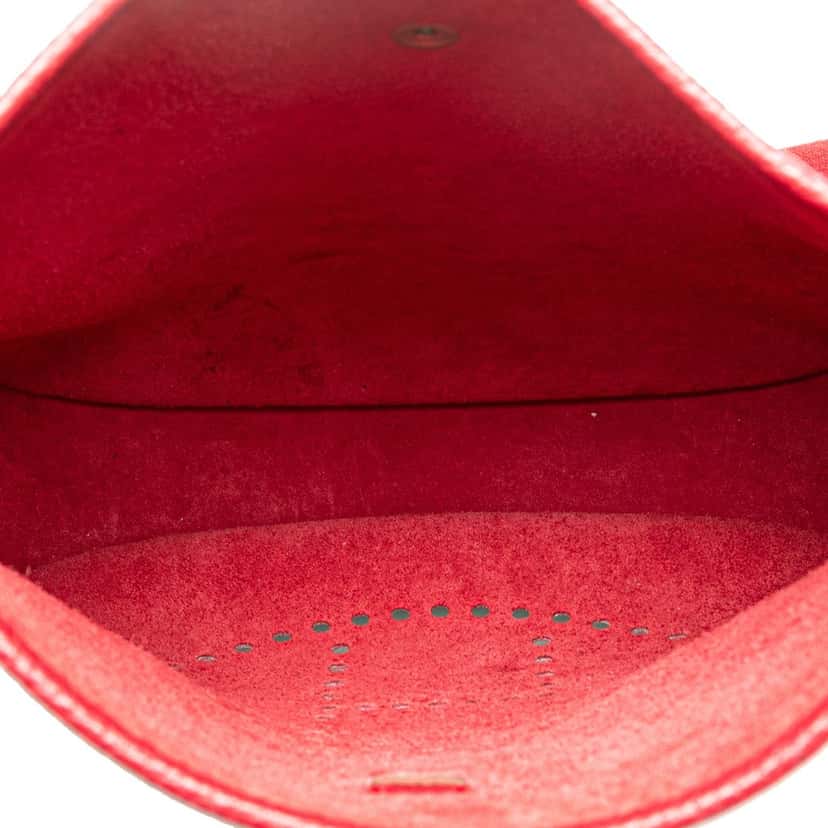 Hermès Clemence Evelyne I 33 Red Leather Good condition - Model View