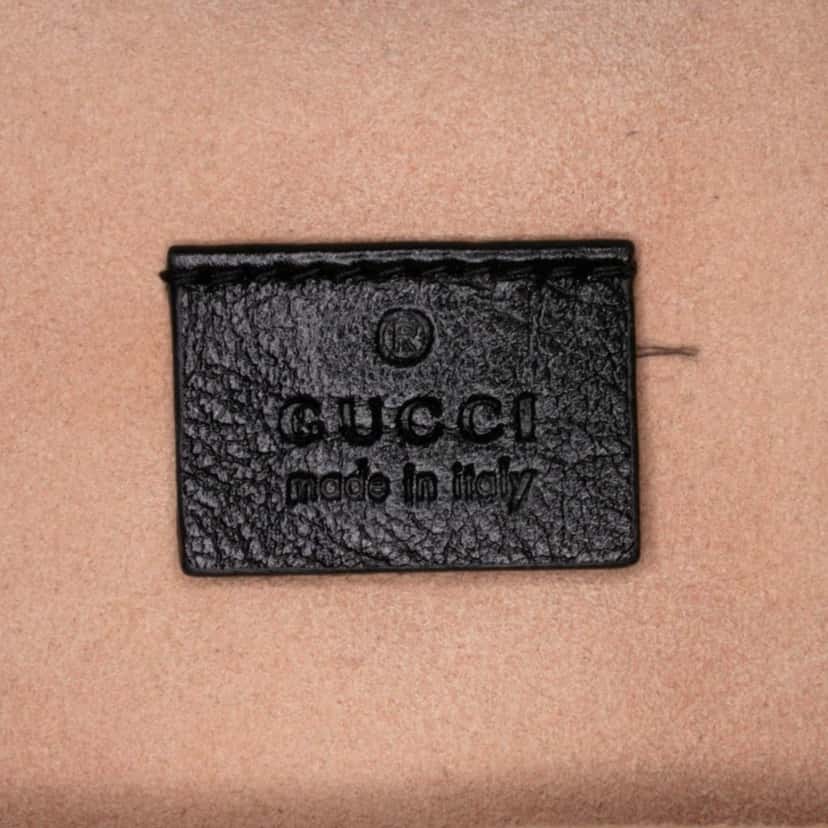 Gucci Large Web Leather Rajah Tote Black Leather Good condition - Box View