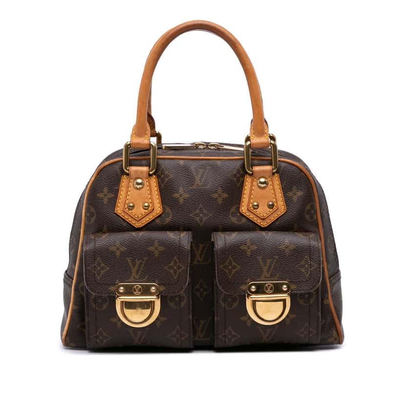 Louis Vuitton Monogram Manhattan PM Brown Canvas Good condition - Front View