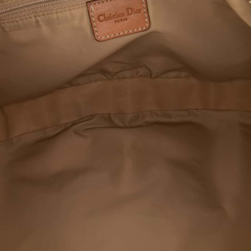 Dior Diorissimo Trotter Canvas Street Chic Hobo Brown Canvas Good condition - Model View