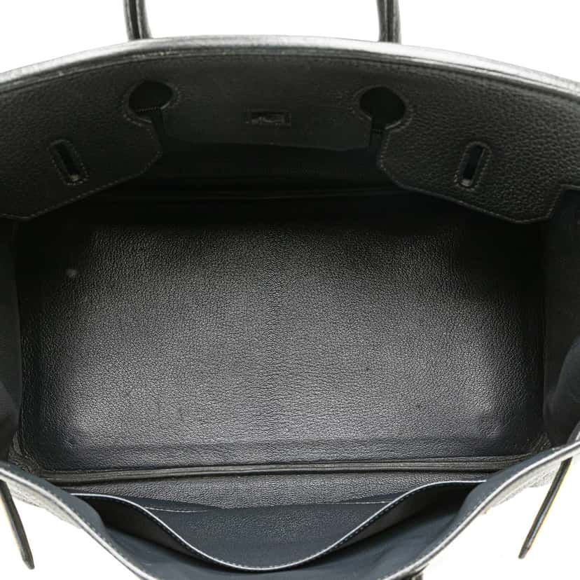 Hermès Togo Birkin Retourne 35 Black Leather Good condition - Model View