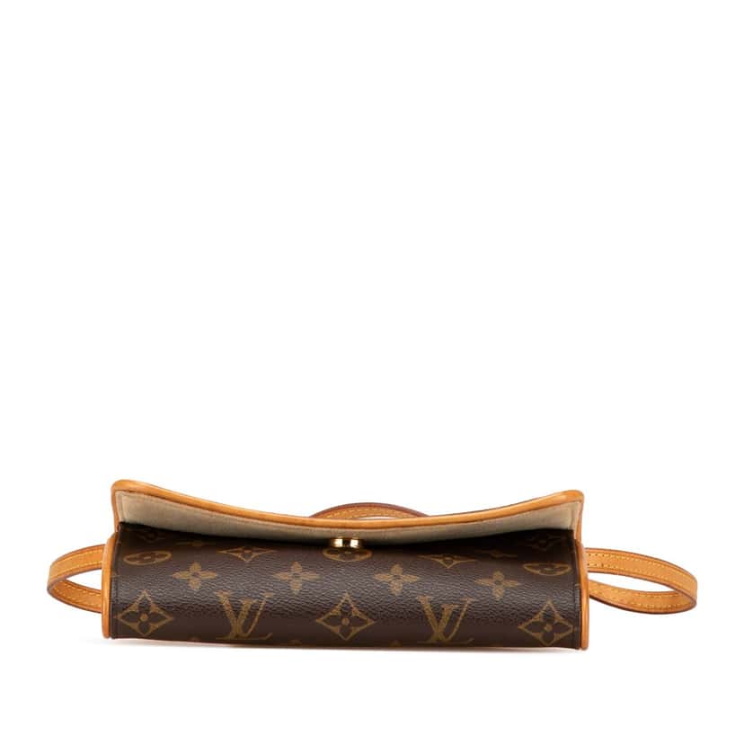 Louis Vuitton Monogram Pochette Twin PM Brown Canvas Good condition - Inside View