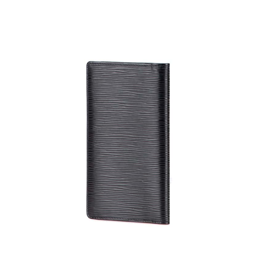 Louis Vuitton Epi Pocket Agenda Cover Black Leather Good condition - Back View