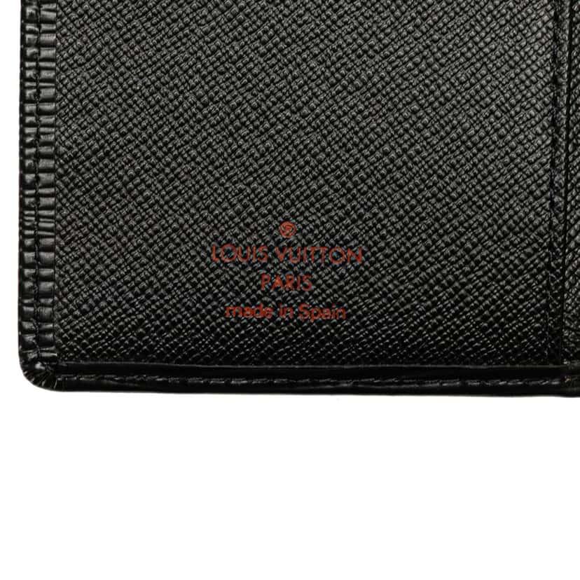 Louis Vuitton Epi Pocket Agenda Cover Black Leather Good condition - Box View