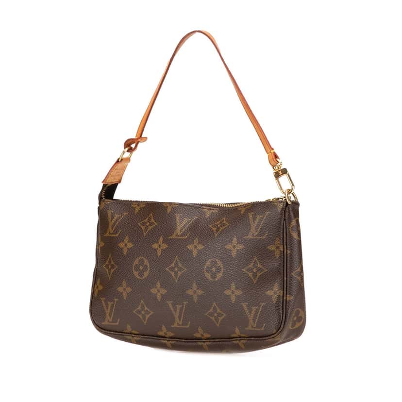 Louis Vuitton Monogram Pochette Accessoires Brown Canvas Good condition - Back View
