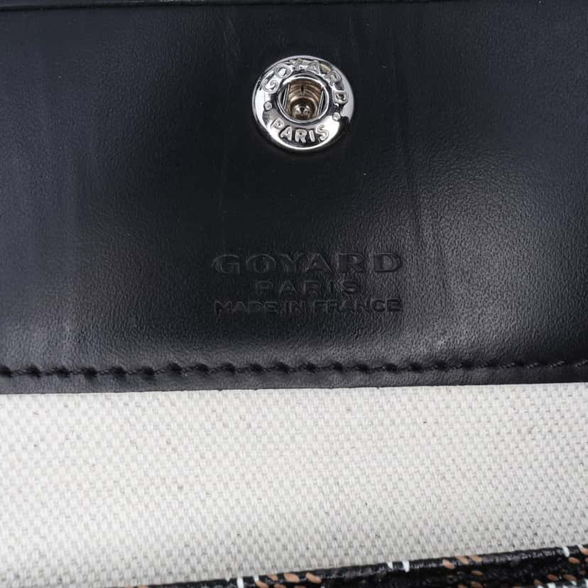 Goyard Goyardine Saint Louis PM Black Canvas Good condition - Box View