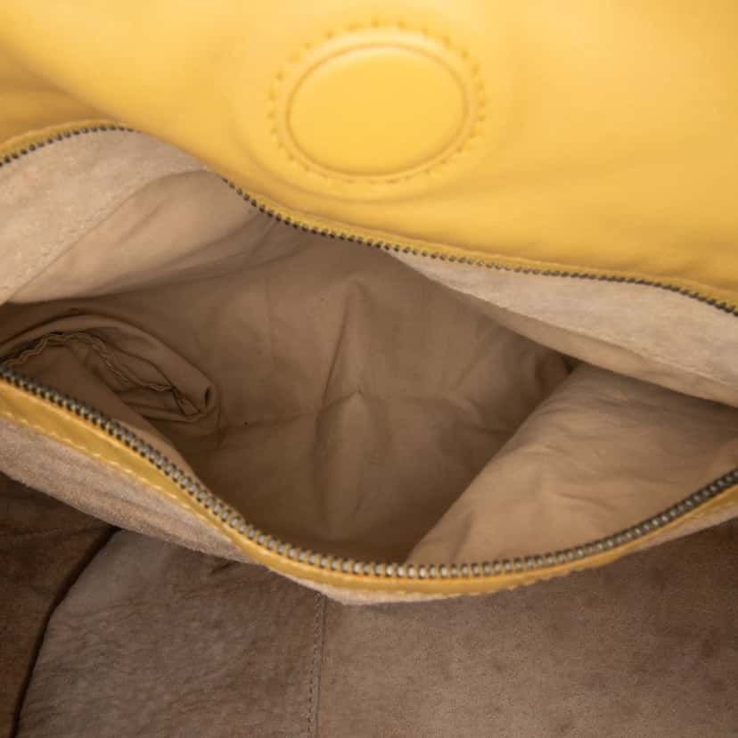 Bottega Veneta Medium Nappa Intrecciato Campana Hobo Yellow Leather Good condition - Box View