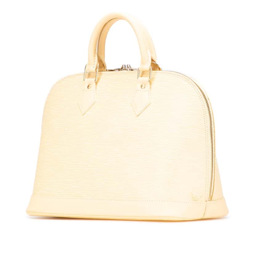 Louis Vuitton Epi Alma PM Brown Leather Good condition - Back View