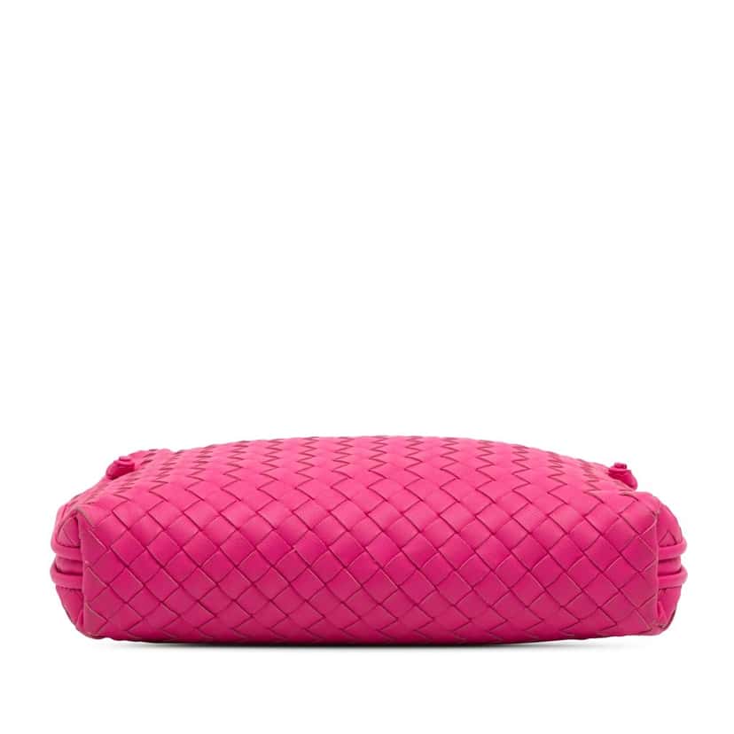 Bottega Veneta Medium Nappa Intrecciato Nodini Crossbody Pink Leather Good condition - Inside View