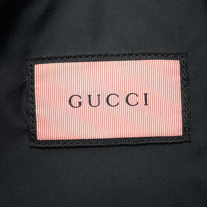 Gucci Leather Gucci Ghost Drawstring Backpack Red Leather Good condition - Box View