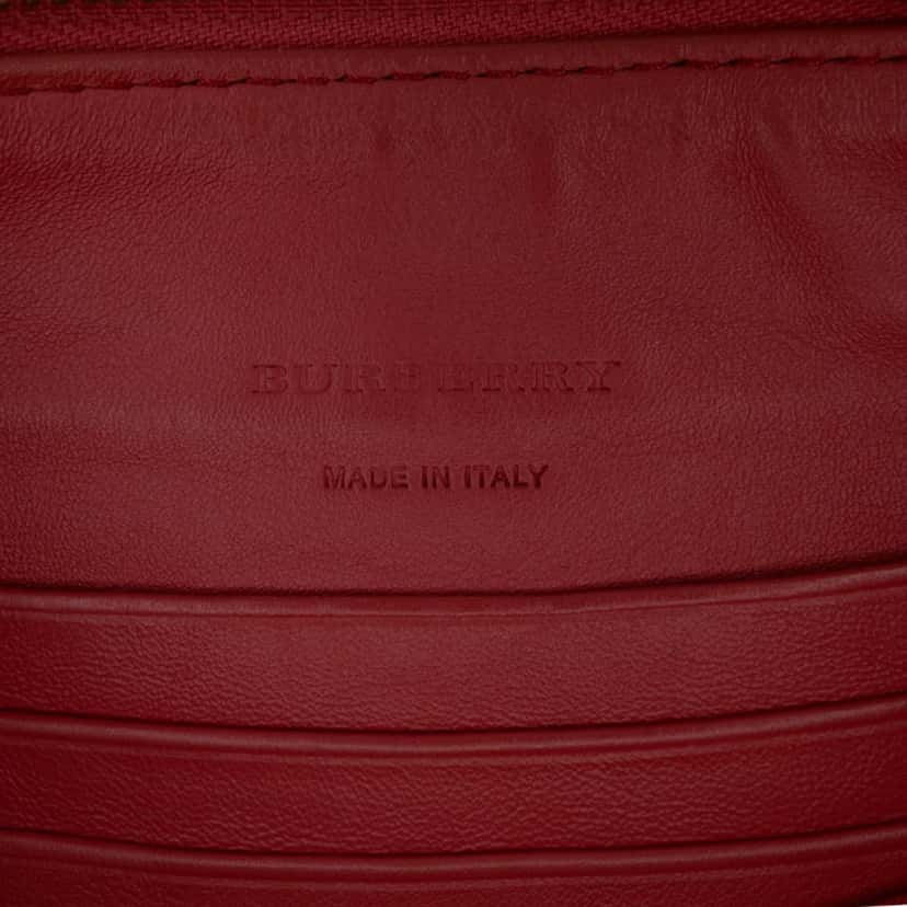 Burberry Haymarket Check Canvas Peyton Crossbody Brown Canvas Good condition - Box View