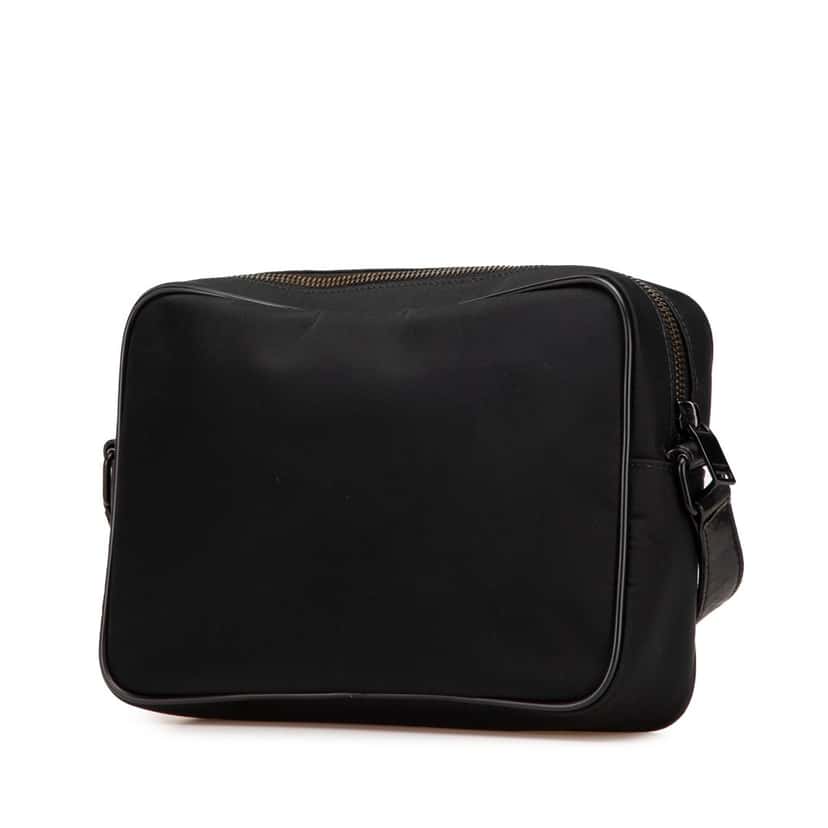 Saint Laurent Small Nylon Camp Camera Bag Black Good condition - Back View
