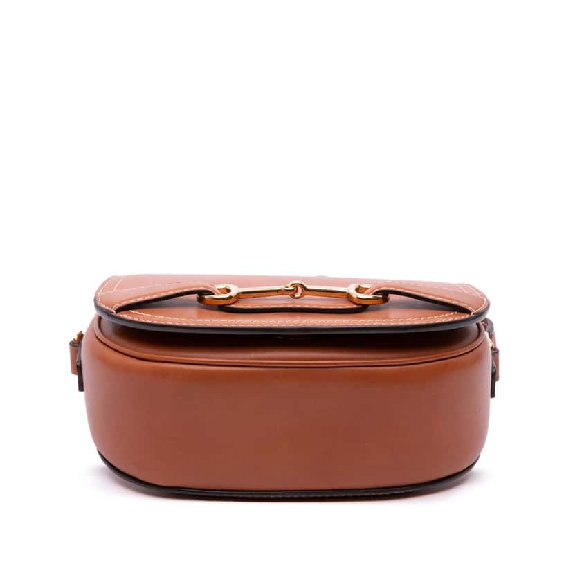 Celine Small Leather Crecy Flap Crossbody Brown Leather Good condition - Inside View