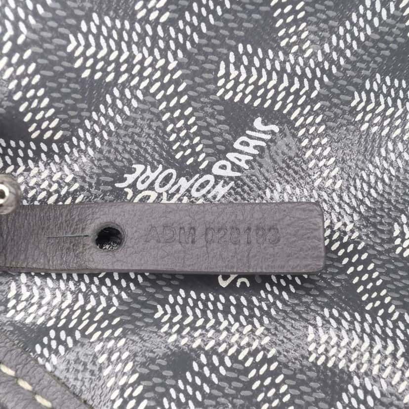 Goyard Goyardine Saint Louis PM Grey Canvas Good condition - Box View
