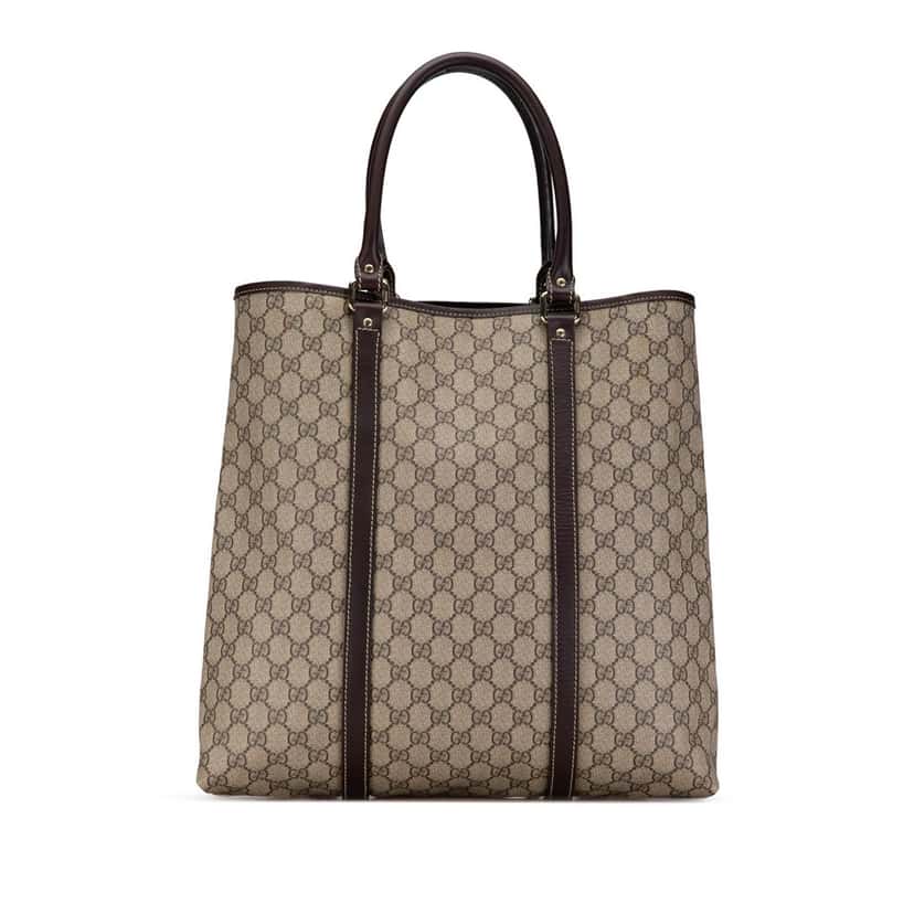Gucci GG Supreme Joy Vertical Tote Brown Canvas Good condition - Inside View