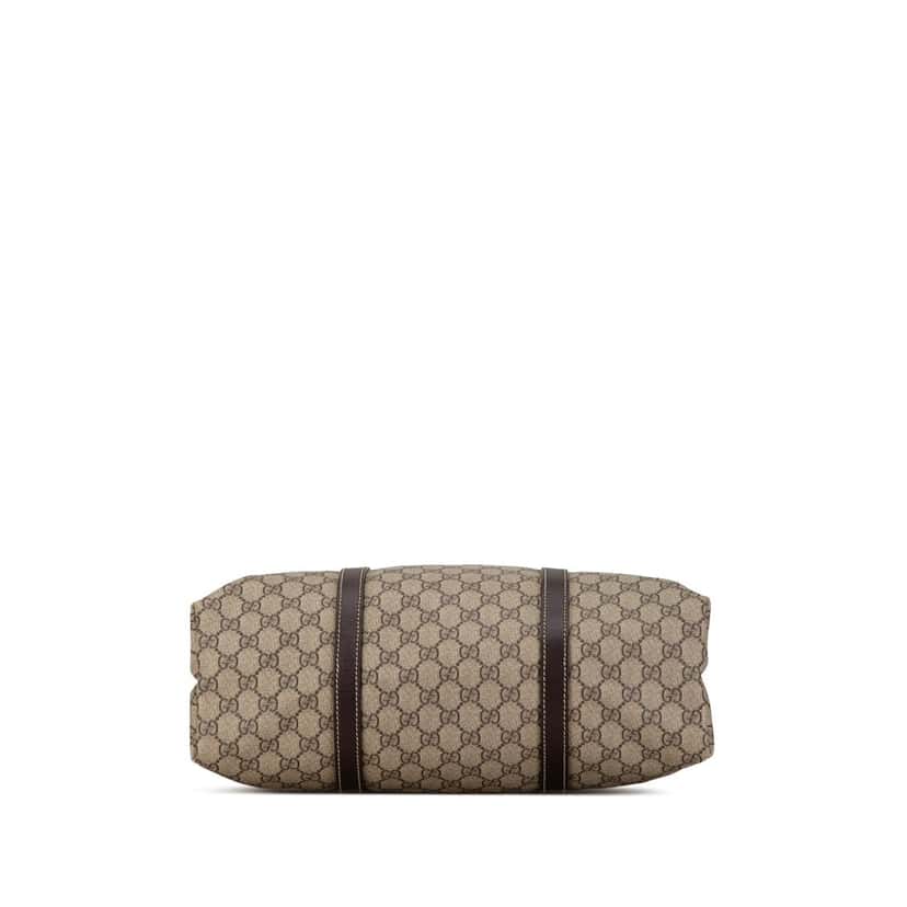 Gucci GG Supreme Joy Vertical Tote Brown Canvas Good condition - Model View