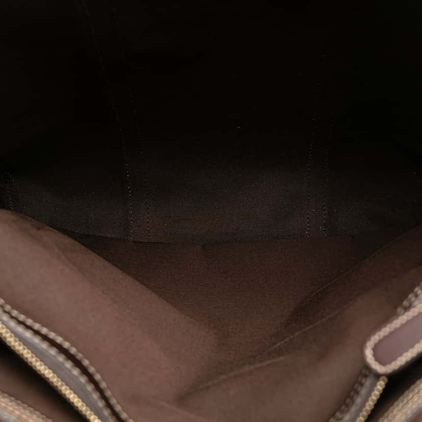 Gucci GG Supreme Joy Vertical Tote Brown Canvas Good condition - Box View