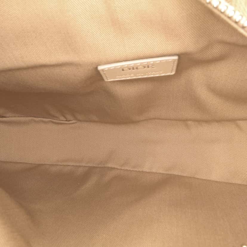 Dior Coated Canvas CD Diamond Nautic Saddle Crossbody Brown Canvas Good condition - Model View