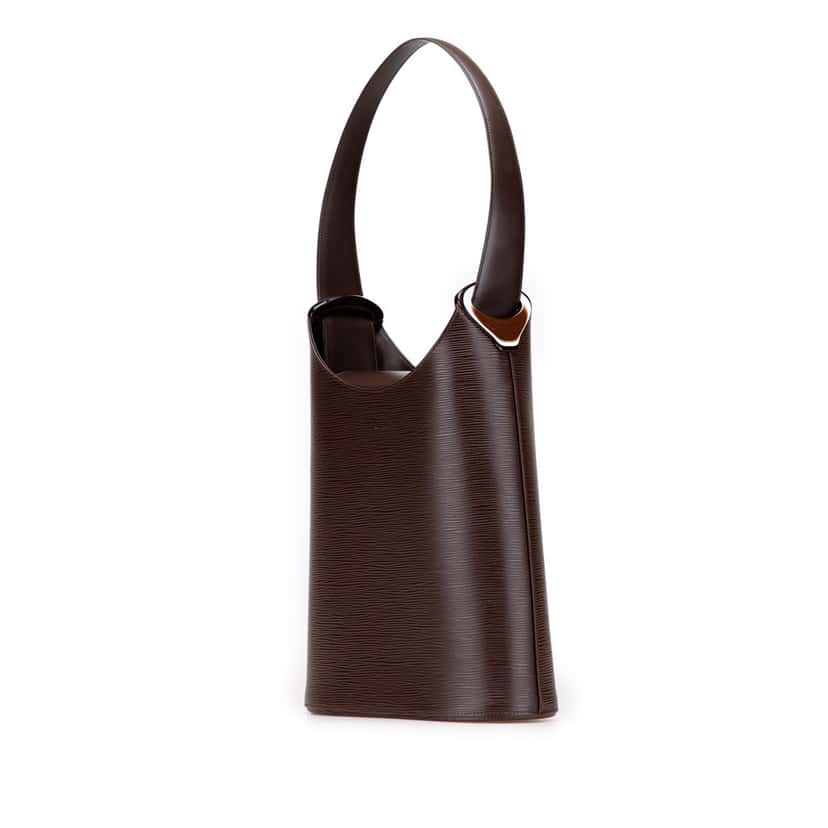 Louis Vuitton Epi Sac Verseau Brown Leather Good condition - Back View