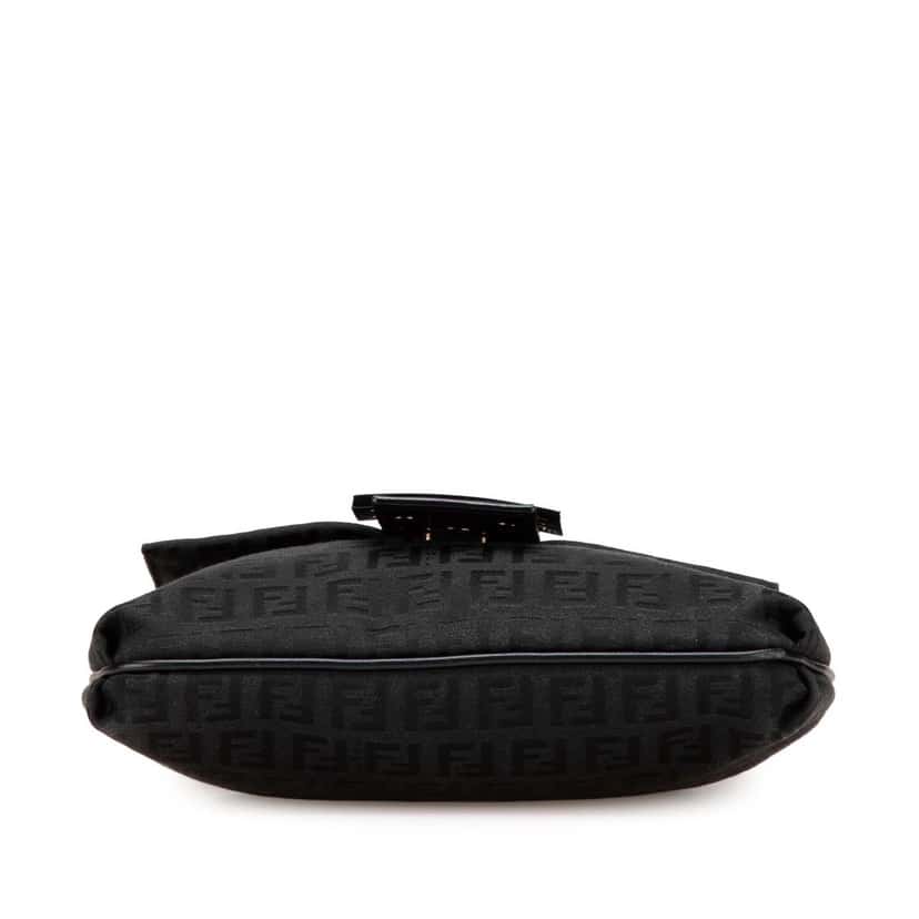 Fendi Zucchino Canvas Crossbody Black Canvas Good condition - Inside View