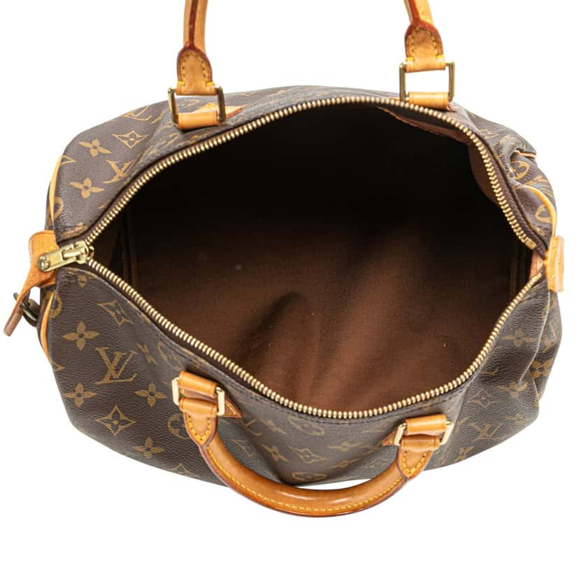 Louis Vuitton Monogram Speedy 30 Brown Canvas Good condition - Model View