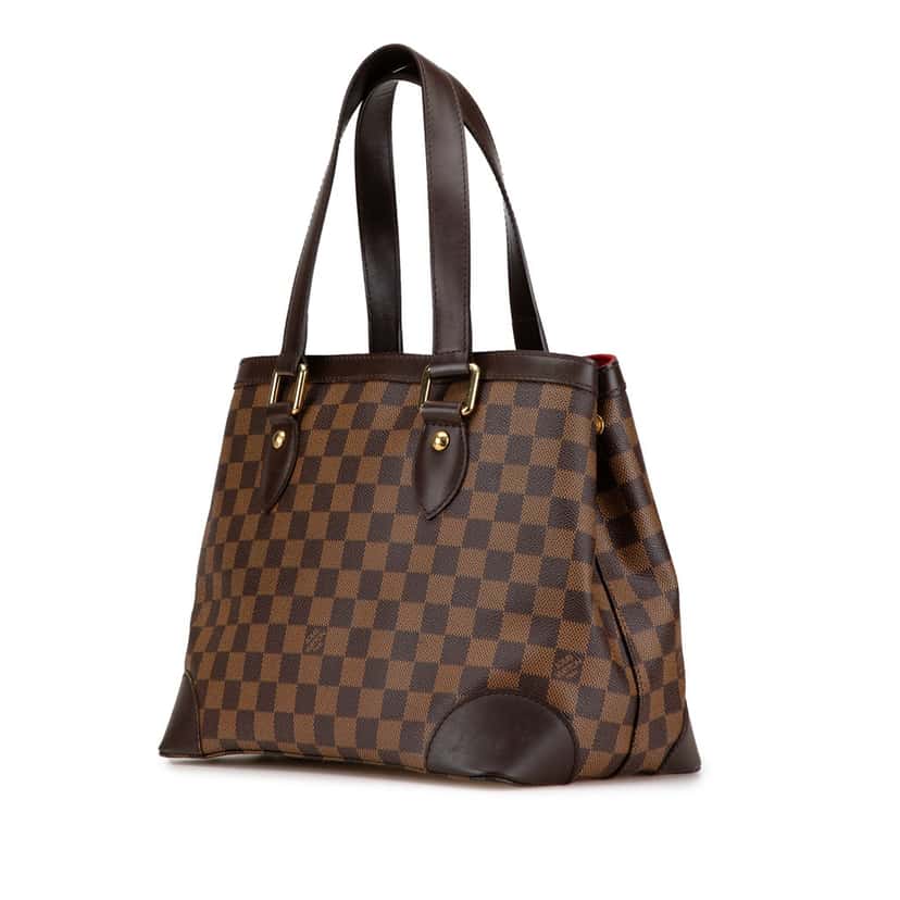 Louis Vuitton Damier Ebene Hampstead PM Brown Canvas Fair condition - Back View