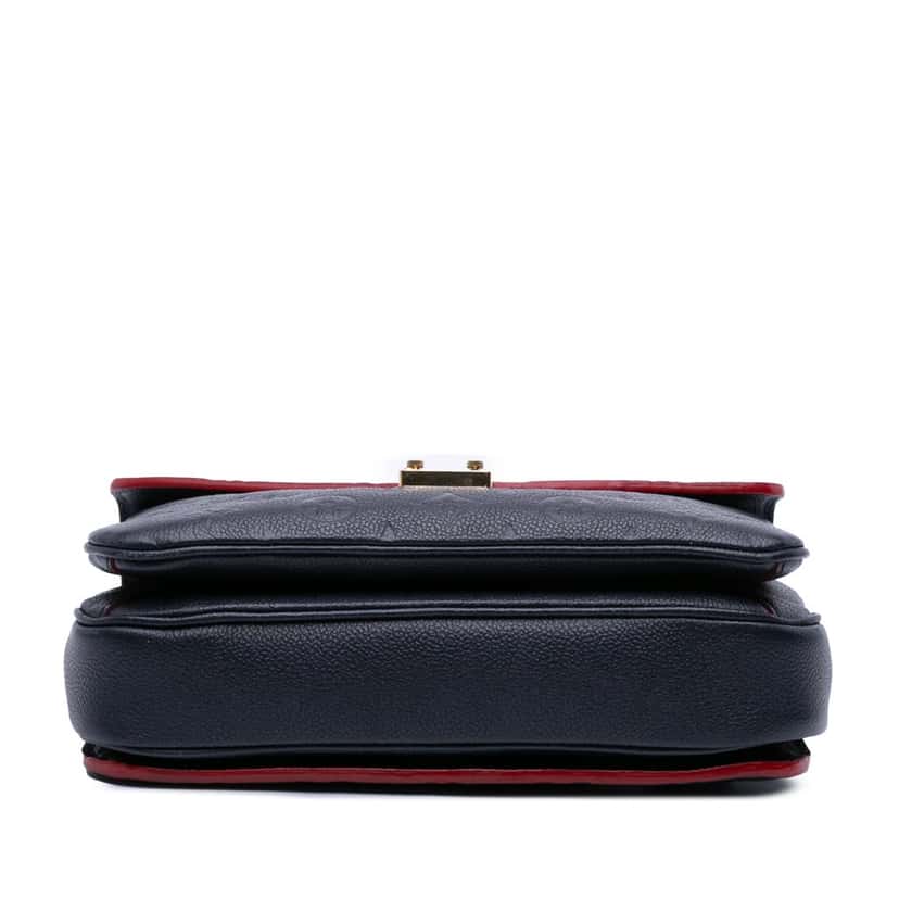 Louis Vuitton Monogram Empreinte Pochette Metis Blue Leather Good condition - Inside View