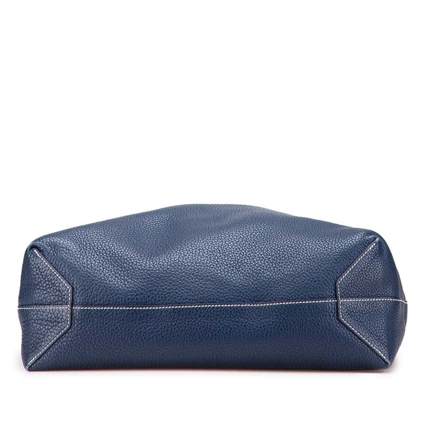 Hermès Clemence Double Sens 36 Blue Leather Good condition - Inside View