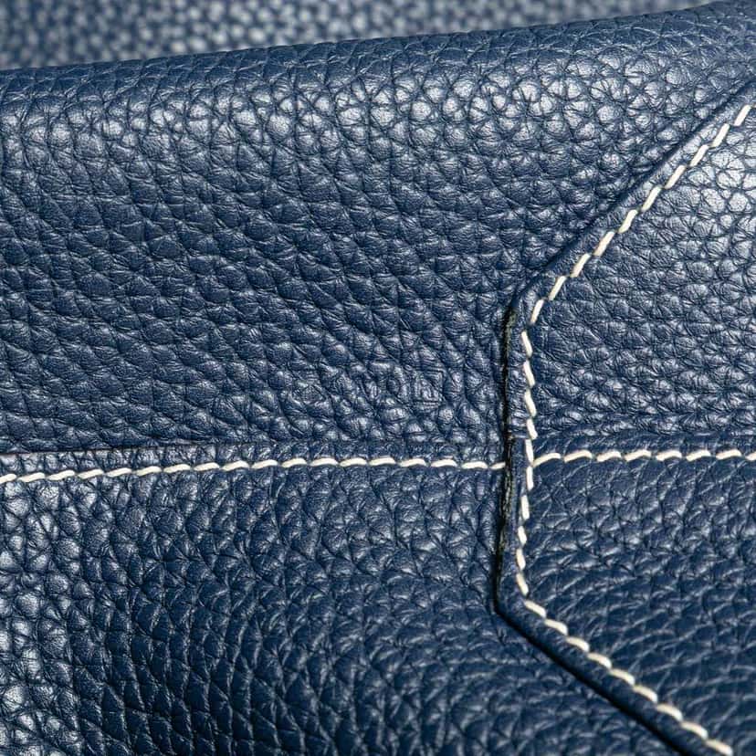 Hermès Clemence Double Sens 36 Blue Leather Good condition - Box View