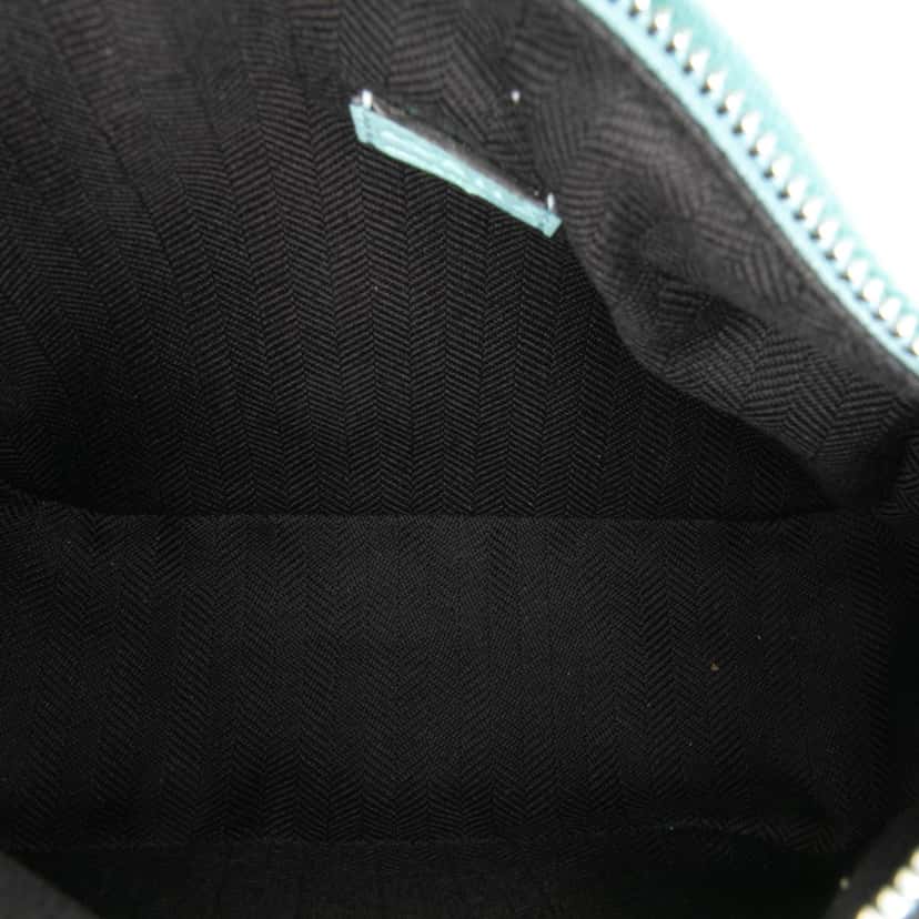 Loewe Mini Calfskin Puzzle Satchel Blue Leather Good condition - Model View