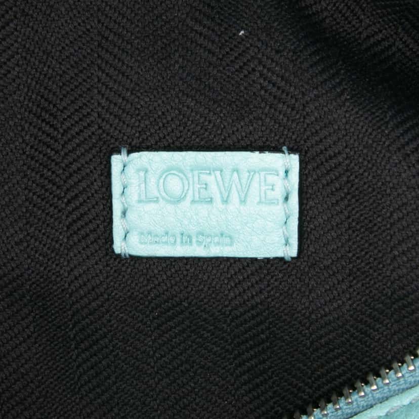 Loewe Mini Calfskin Puzzle Satchel Blue Leather Good condition - Box View