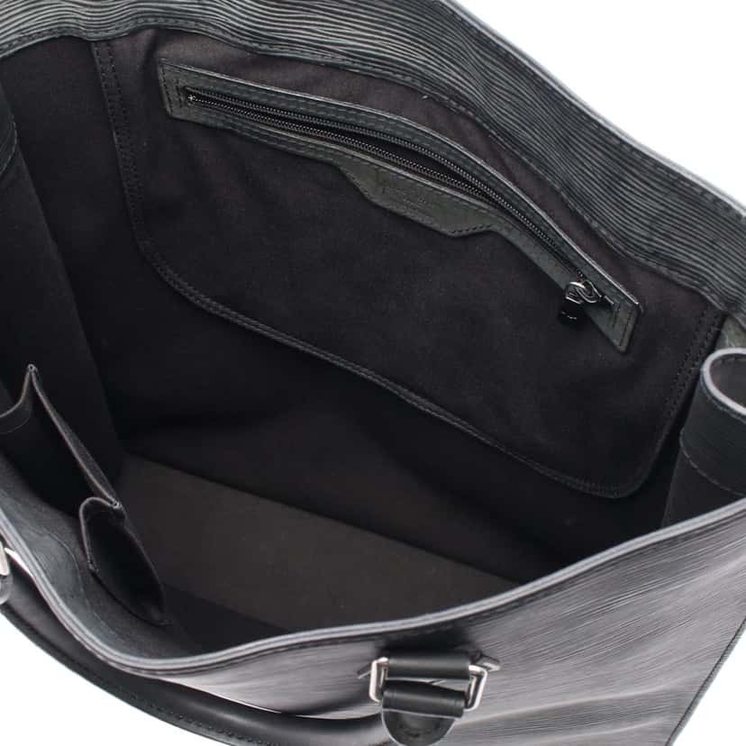 Louis Vuitton Epi Sac Plat GM Black Leather Good condition - Model View