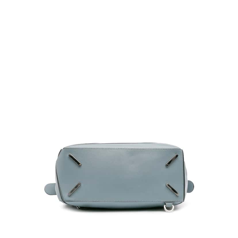 Loewe Medium Calfskin Puzzle Satchel Blue Leather Good condition - Inside View