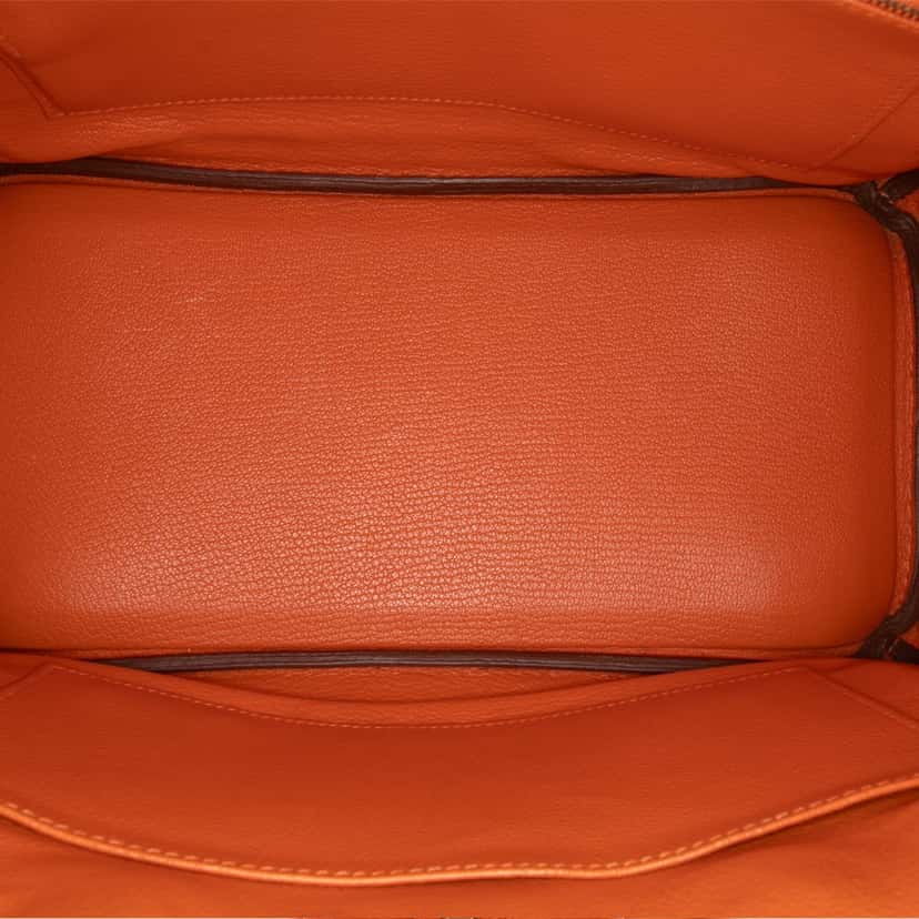 Hermès Togo Birkin Retourne 30 Orange Leather Good condition - Model View