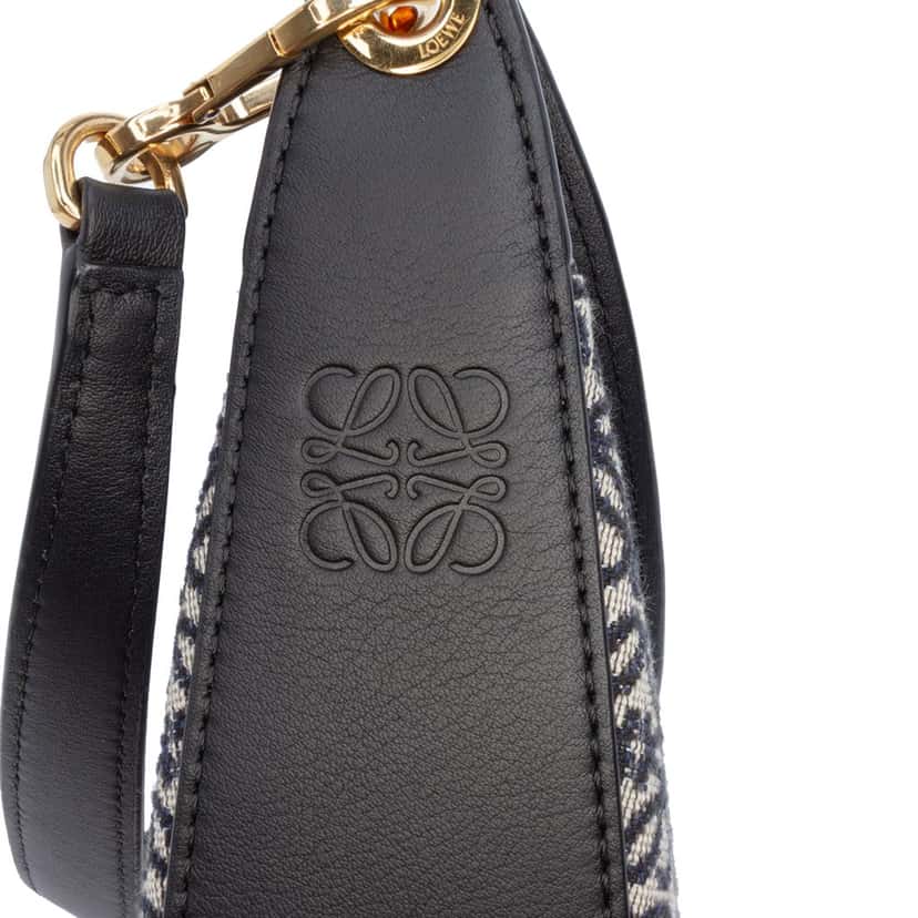 Loewe Small Anagram Canvas Luna Hobo Black Canvas Good condition - Box View